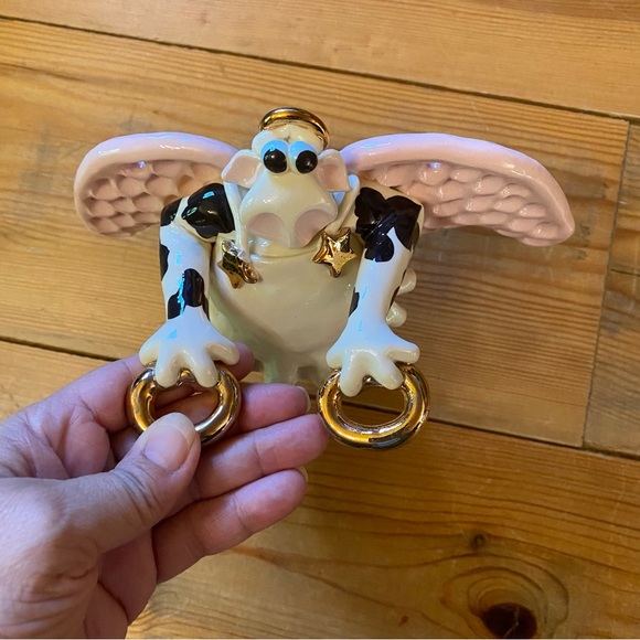 💰3 for $20 - Ceramic Wall Tooth Brush Cow Holder - Picture 6 of 8